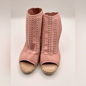 STEVEN by Steve Madden Pink LOCA Wedge Espadrille Sandals